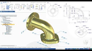 Pipe Bend Exercise in SolidEdge | SolidEdge Exercise - 6 | Sweep Bend in SolidEdge