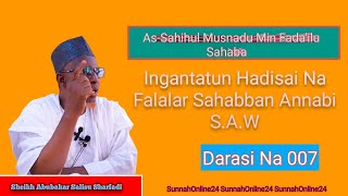 007 As-Sahihul Musnadu Min Fada'ilu Sahaba (Ingantatun Falalar Sahabban Annabi S.A.W)