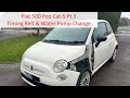 Fiat 500 Pop Cat  S Pt3 - Changing the Timing Belt & Water Pump as well as re fitting the Alternator