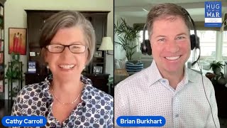 "Hug of War" book launch celebration with author Cathy Carroll, recorded 7/12/2024 on LinkedIn Live.