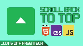 Build a Scroll Back To Top Button using HTML, CSS & JavaScript!