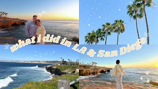 CALI VLOG | what i did in LA \u0026 San Diego ♡