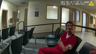 Body Cam footage of Daniel Larson being told his charges following his arrest on 9/16/23
