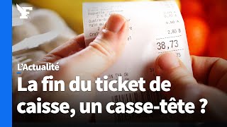 Fin des tickets de caisse imprimés: le casse-tête des petits commerçants