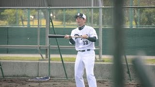 中日 岩瀬投手の右打ち