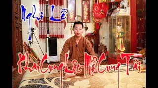 tìm hiểu Lễ Khai Cung Lộc-Mở Cung Tài-Cậu Khang Nam Định