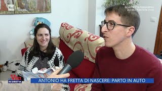 Antonio ha fretta di nascere: parto in auto - La Vita in diretta - 31/03/2023