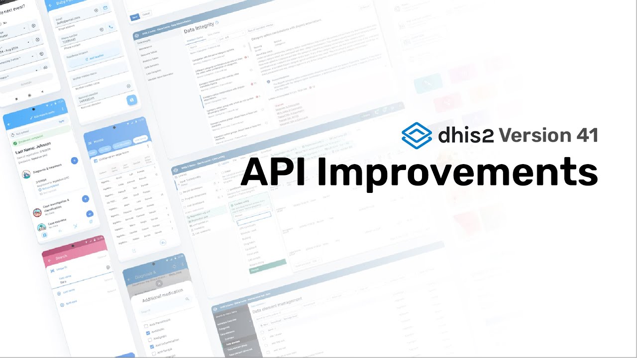 Api Improvements Dhis2 Version41 Youtube