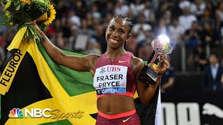Shelly-Ann Fraser-Pryce caps BEST 100M SEASON EVER with meet record in Zurich | NBC Sports