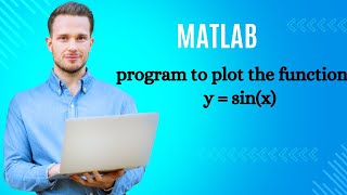 MATLAB Code to Plot y = sin(x) | Simple Sine Wave Plot