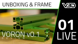Building VORON v0.1 - Unboxing & Frame