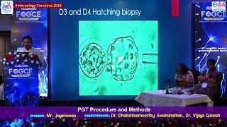 FOGCE Embryology Conclave 2024 | Insights on PGT by Mr. Jayaraman & Esteemed Chairpersons