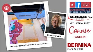 THE ALLBRANDS SHOW | Computerized Quilting In the Hoop and More! with Connie Fanders