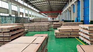 Henan Lomi's warehouse for aluminum sheets, aluminum coil, aluminum checker plate.