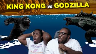 Godzilla vs. King Kong REACTION - @zimautanimation
