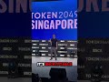 Vitalik Buterin dropping bars at Token 2049 in Singapore