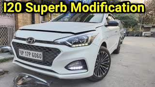 Hyundai I20 Top Model Genuine Projector Headlights In Base Model #hyundai #i20