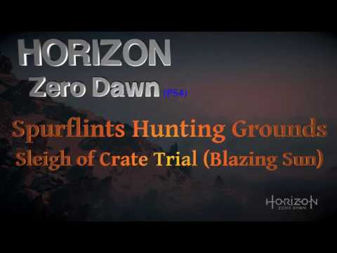 Horizon Zero Dawn - Spurflints Hunting Grounds - Sleigh Of Crate Trial ...