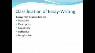 classification of essay in essay writing #classification #essay #types