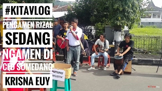 Pengamen Mirip Suara Charlie Ngamen di Arena CFD Alun-Alun Sumedang