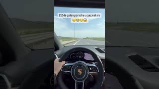 235+ KM/S GİDEN PORSCHE-Nİ GEÇEN ÇILGIN ŞÖFÖR