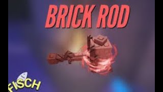 I helped my friend get the brick rod in fisch. #roblox #fisch #brickrod