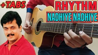 [TAB] Rhythm - Nadhiye Nadhiye | Guitar Cover | TABS in the Description | String Maestro