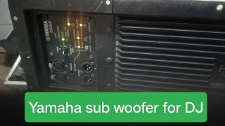 Yamaha sub woofer for DJ model DXS18.