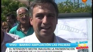 Mestre inaugura pavimentación de calle 22 01 2016