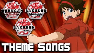 Every Bakugan Theme Song - Bakugan Battle Planet, Armored Alliance & Geogan Rising