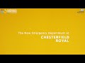 The new Emergency Department at Chesterfield Royal Hospital