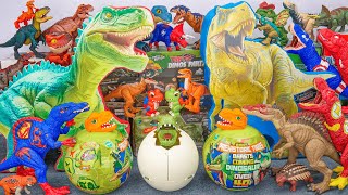 Jurassic World Unboxing Review | Dino Eggs Big Trex Dilophosaurus Spinosaurus Brachiosaurus | ASMR