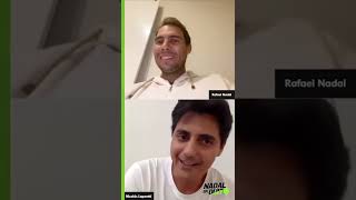 Nicolás Lapentti charla con Rafa Nadal una semana antes de jugar en Ecuador
