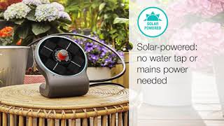 GARDENA AquaBloom Solar-powered irrigation kit - leave your plants in loving hands