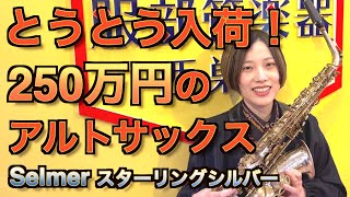 250万円のアルトサックス⁉︎Selmer SA80 スターリングシルバー　透明人間／東京事変【服部管楽器】【吹奏楽】