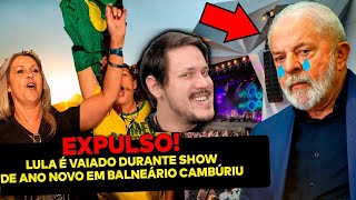 PODE RIR ● LULA desce pra BALNEÁRIO CAMBORIÚ e ACABA VAIADO por MULTIDÃO durante SHOW no ANO NOVO!