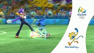 Mario and Sonic at The Rio 2016 Olympic Games #Football-Extra Hard -Team Waluigi vsTeam Donkey kong