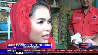 Puti Guntur Soekarno Blusukan ke Pasar Tradisional Banyuwangi