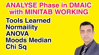 Analyze Phase in DMAIC with Minitab Working