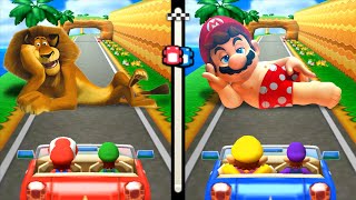 【3dsマリオパーティ100ミニゲームコレクション】ミニゲームマリオVsワリオVsワルイージVsルイージ(最強CPU｢たつじん」)