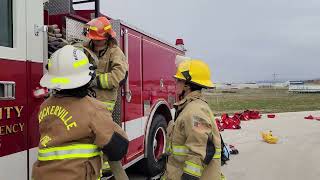 Stoneface Fools host first ever all-female firefighter training course