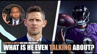 Dan Orlovsky SHOCKED By Stephen A. Smith’s Ridiculous Lamar Jackson Take