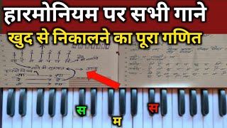 how to play any song on harmonium। दुनियां के सभी गाने खुद से निकाल लोगे। khud se gane kaise nikale