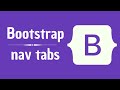 Bootstrap Nav Tabs