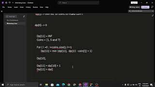Minimizing Coins | Dynamic Programming | CSES Problemset