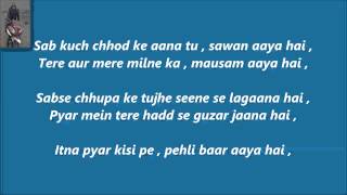 Sawan Aaya Hai Karaoke With Lyrics