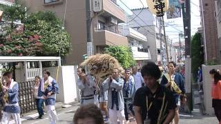 奥沢蛇まつり・20140913・奥沢駅手前辺り