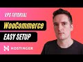 How to install WooCommerce on a VPS with Hostinger