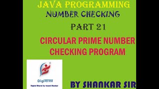 Circular Prime Number Checking Program