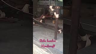 Bamboo table with cane !#babu bamboo handicraft@babu bamboo handicraft